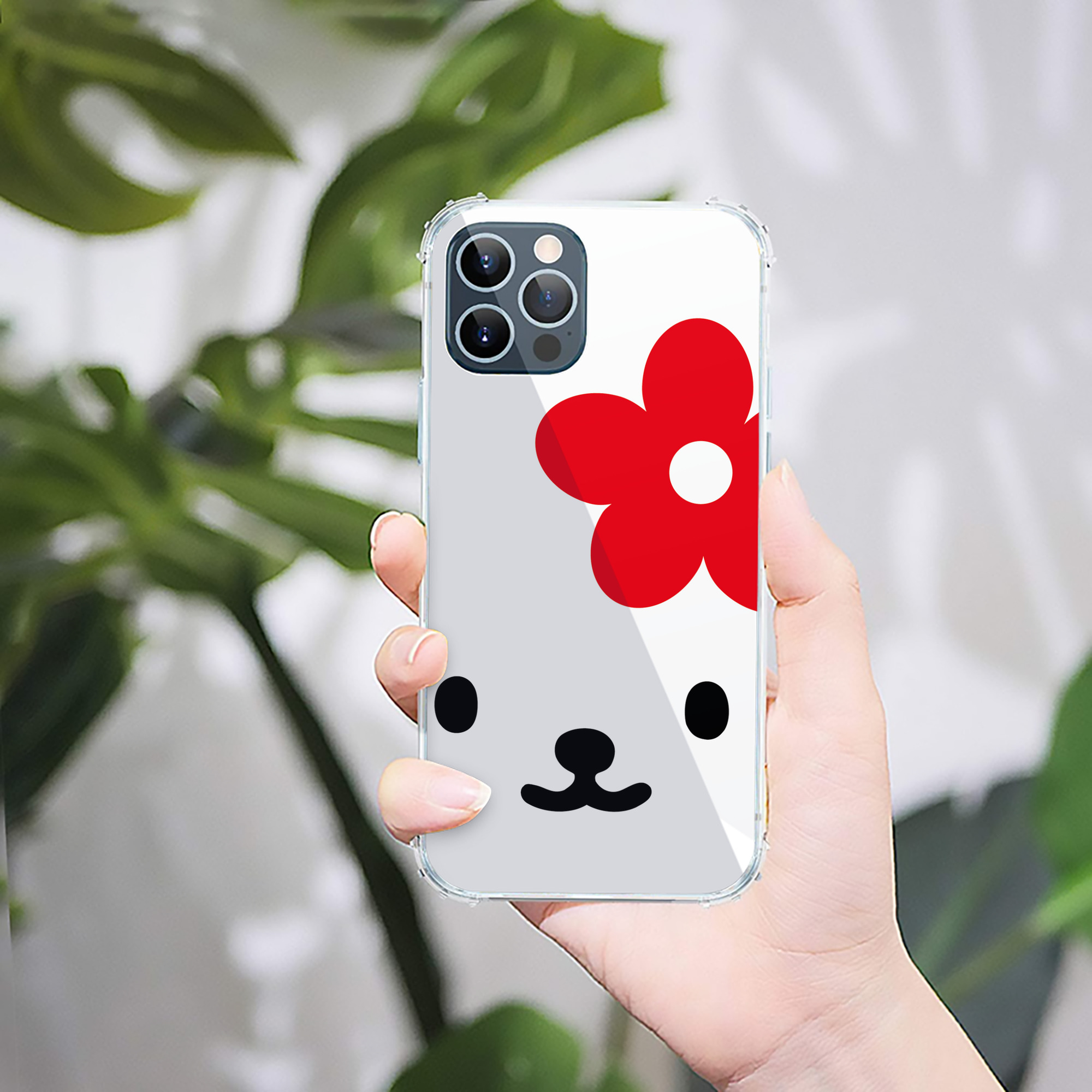 （画像用） Hello Kitty ハローキティ 【iPhone 12シリーズ対応】透明スマホケース（クリアソフトケース）